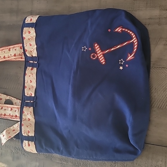 New Loungefly Sparrow Anchor Rockabilly Canvas Tote Bag Purse Y2K - Picture 5 of 7